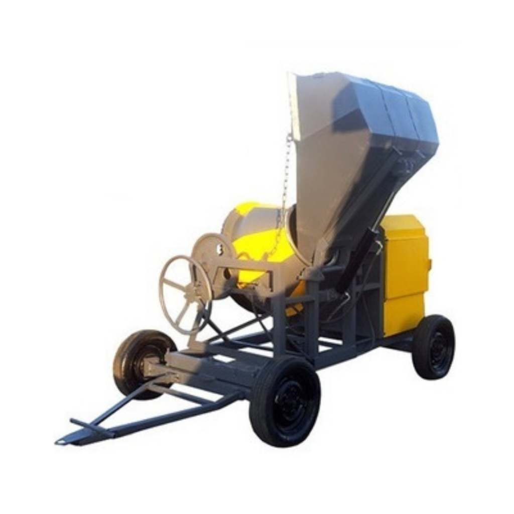 10/7 Single Bag Concrete Mixer With Mechanical Hopper